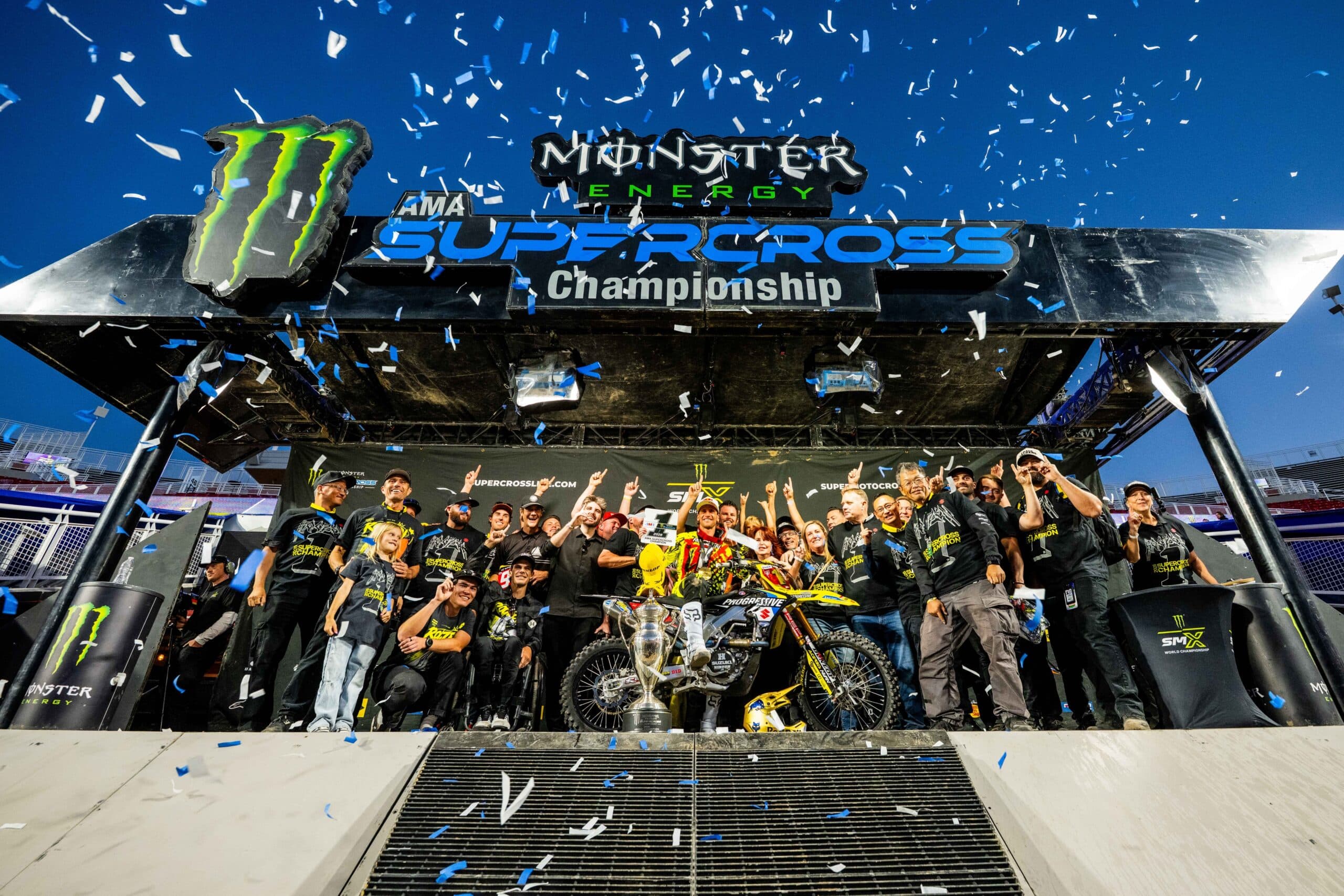 Suzuki RM-Z450 wins 2026 AMA Supercross Championship with Roczen